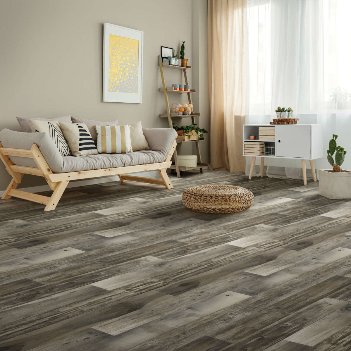 Vintage Barnwood : 72182 : AirStep : AirStep Evolution - Congoleum